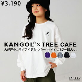 KANGOL×TREECAFE コラボロンT キッズ 子供服　ジュニア・(100)メール便可 TOY【242B】