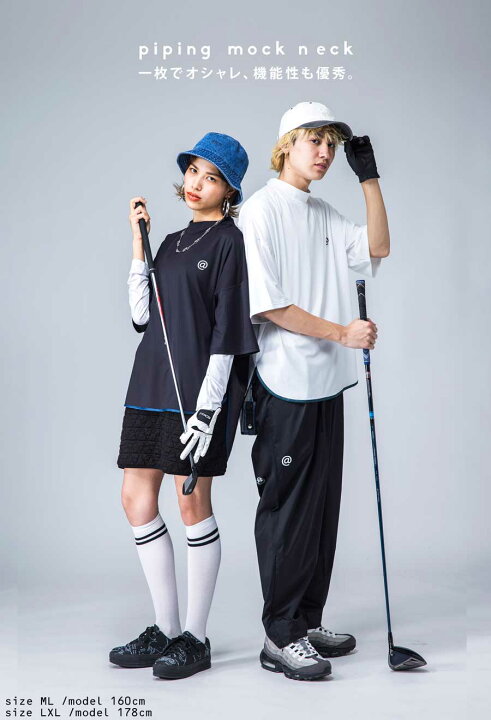楽天市場】ANTIQUA GOLF×STCH 異素材トップス メンズ 送料無料・再入荷 