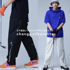 再入荷予定有!ANTIQUA GOLF×STCH ロゴパンツ パンツ メンズ 送料無料・(100)メール便可【Z】