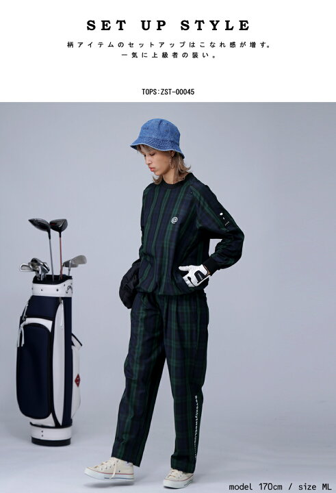 楽天市場】大人気！再入荷予定あり!ANTIQUA GOLF×STCH チェック 