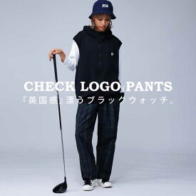 ANTIQUA GOLF×STCH チェックパンツ レディース 送料無料・再入荷 (100)メール便可