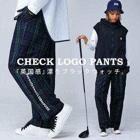 ANTIQUA GOLF×STCH チェックパンツ レディース 送料無料・再再販。(100)メール便可