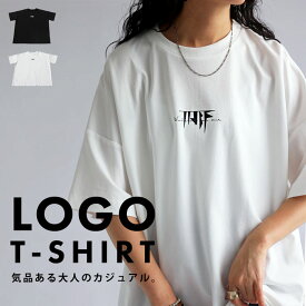 ロゴTシャツ Tシャツ レディース トップス 半袖 ロゴ・5月14日10時～発売。(80)メール便可