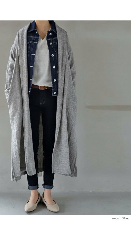 楽天市場】コート アウター ガウン ロング ロングコート ガウンコート 