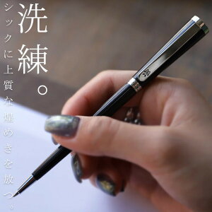 ボールペン ペン 文房具 文具 ステーショナリー ブラック パールブラック 高級感 手紙 手帳 勉強 サイン 学校 事務 会社 オフィス 雑貨 おしゃれ デザイン カジュアル レトロ インテリア お祝