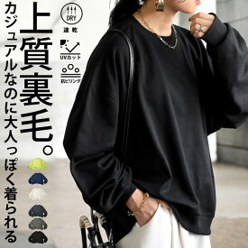 対象商品2点購入で50％OFF！17日23:59迄 UVカット 抗ピリング 速乾 トレーナー レディース トップス・メール便不可【251B】