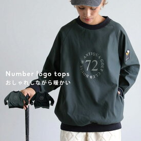 再入荷予定有!ANTIQUA GOLF×STCH トップス レディース 送料無料・再入荷 メール便不可
