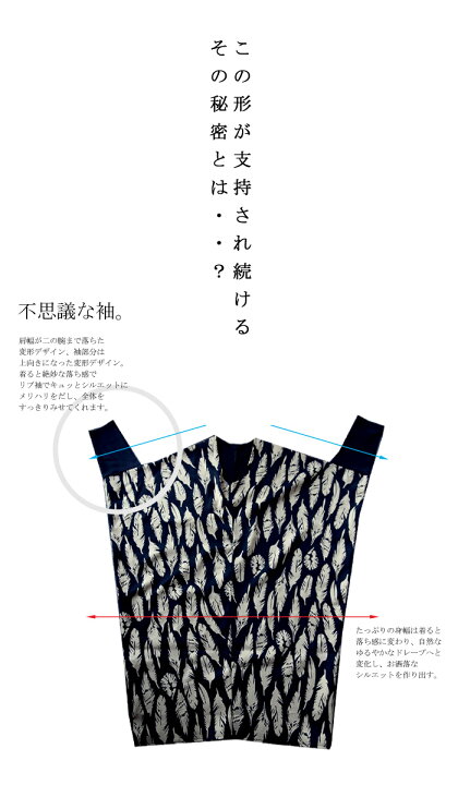 楽天市場 舞い落ちる 羽根を纏う フェザー柄変形ワンピ 再販 メール便不可 Antiqua アンティカ