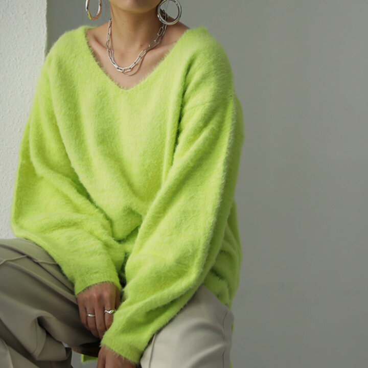 楽天市場 ネクストブーム決定 アンゴラタッチニットトップス 再再販 コクーン袖 G メール便不可 212b Antiqua