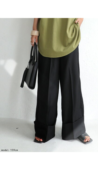 楽天市場 センタープレス ワイドパンツ パンツ レディース ボトムス 再販 メール便不可 222b Antiqua アンティカ