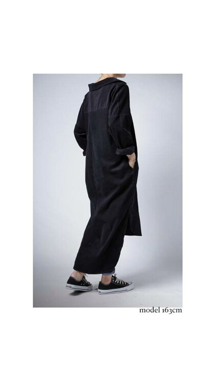 楽天市場 洗いをかけた風合い素材 コーデュロイワンピース 再再販 メール便不可 2ｂ Antiqua アンティカ