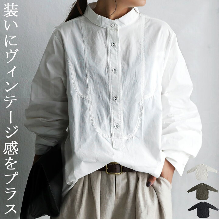 楽天市場 コットンシャツ シャツ レディース トップス 長袖 送料無料 再再販 500 メール便可 Rev22 Antiqua アンティカ