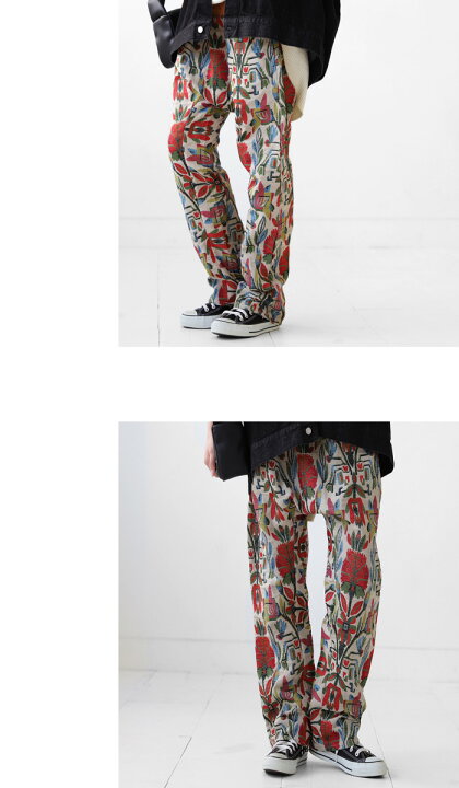 楽天市場】大人気！再入荷予定あり!ボタニカル柄 サルエルパンツ 