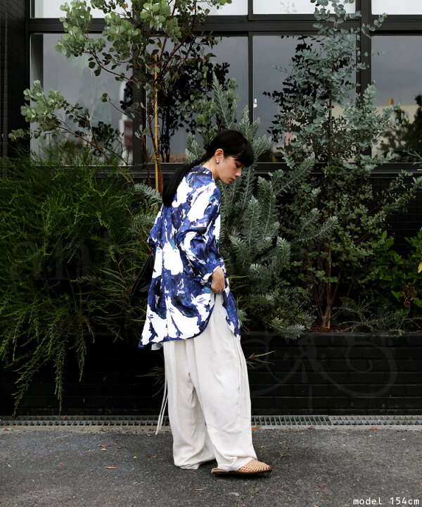 antiqua シアーシャツ*未使用 通販 花刺繍 楊柳シャツ シャツ レディース トップス 送料無料・再販。500ptメール便可