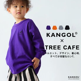 KANGOL×TREECAFE コラボロンT キッズ 子供服・5月24日10時～再販。(100)メール便可 TOY【242B】