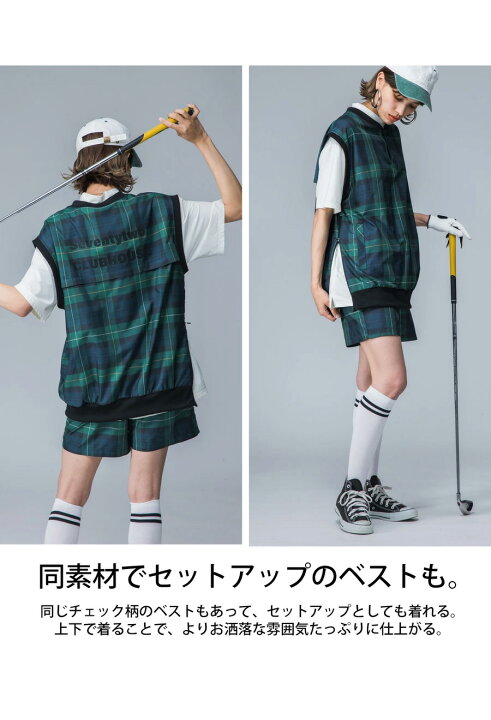 楽天市場】ANTIQUA GOLF×STCH ハーフパンツ レディース ゴルフウェア 