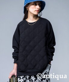 ANTIQUA GOLF×STCH キルトトップス レディース 送料無料・再再販。メール便不可