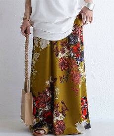 フラワーデザインスカート スカート レディース ボトムス 柄・再再販。(500)メール便可 母の日