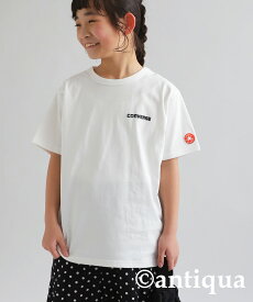 ロゴ 刺繍 Tシャツ カットソー コンバース トップス 半袖 子供服 キッズ・(80)メール便可 TOY
