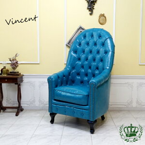 輸入家具 チェスターフィールド ソファ 一人掛け ソファー チェスターフィールド ソファ イギリス 英国 ヴィンテージ レトロ ビンテージ シングルソファー 1人用 書斎 西海岸 ヴィンセント