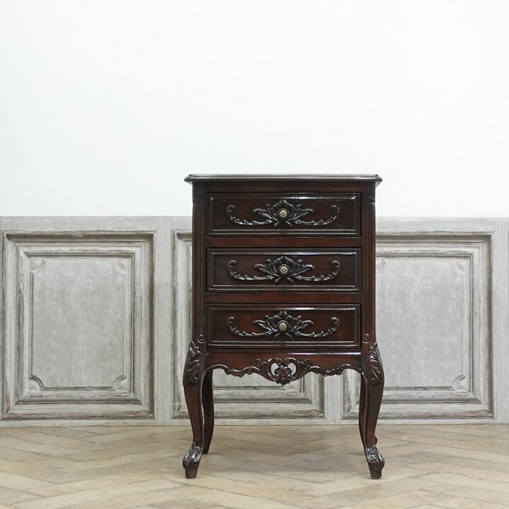 楽天市場】輸入家具 チェスト アンティーク 引き出し ロココ調家具 