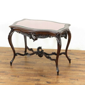 アンティーク 家具 サイドテーブル　ロココ様式の華麗なデザイン　美しい彫刻　テーブル　フランスアンティーク家具　アンティークフレックス　64697