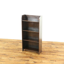 すっきりとしたデザイン ブックシェルフ 見せる収納 本棚 飾り棚 ディスプレイラック イギリスアンティーク家具 59394