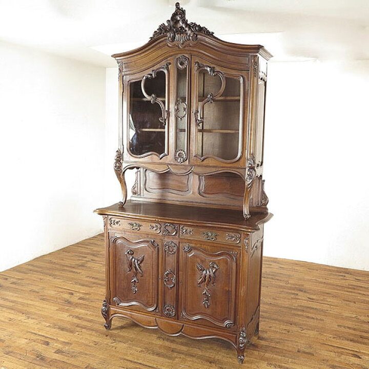 楽天市場】アンティーク 家具 フランスアンティーク キャビネット 圧倒  