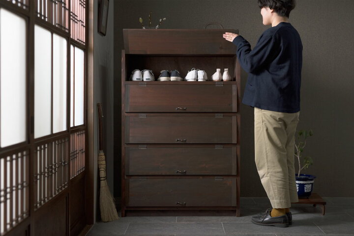 楽天市場】【オーダー注文・受注生産商品】 収納棚 パタパタ扉 古材 