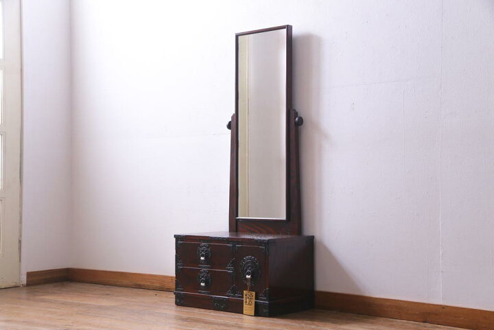 楽天市場】【中古】 鏡台 伝統民芸家具 岩谷堂箪笥 NO.145 姿見 ミラー 