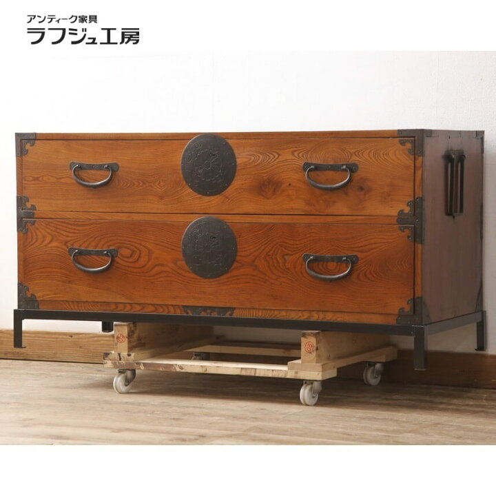 楽天市場】和製アンティーク ローボード 明治〜大正期 時代箪笥 前面 