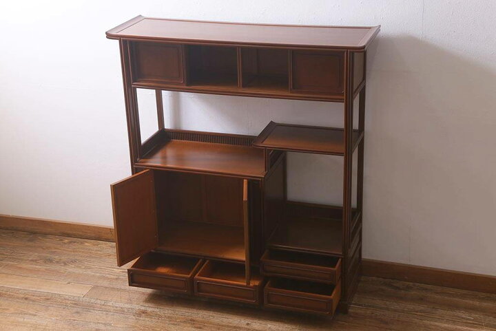楽天市場】【中古】 茶棚 指物家具 高級杉材使用 総無垢材 秋田杉 国産 