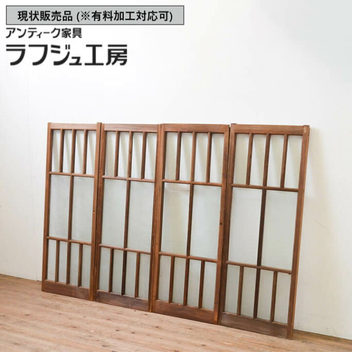 楽天市場】▽現状販売▽ 和製アンティーク 昭和初期 アンティーク建具 