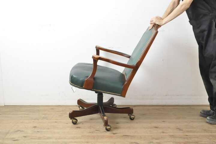 楽天市場】【中古】 ☆事前問合せ必須☆ レザーデスクチェア DREXEL 