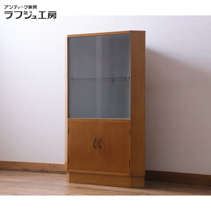 楽天市場】レトロ家具 コーナーキャビネット 和製アンティーク 昭和 