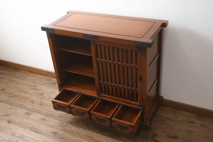 楽天市場】【中古】 美品 ☆事前問合せ必須☆ 水屋箪笥サイドボード 
