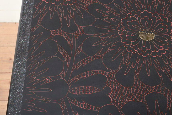 楽天市場】【中古】☆事前問合せ必須☆ 座卓 高級品 総漆塗り 漆絵 