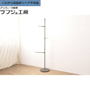 ★事前問合せ必須★ フランスアンティーク ディスプレイスタンド 一部真鍮製 ディスプレイラック ハンガーラック 飾り棚 陳列棚 店舗什器 シャビーシック インダストリアル フレンチ ヨー