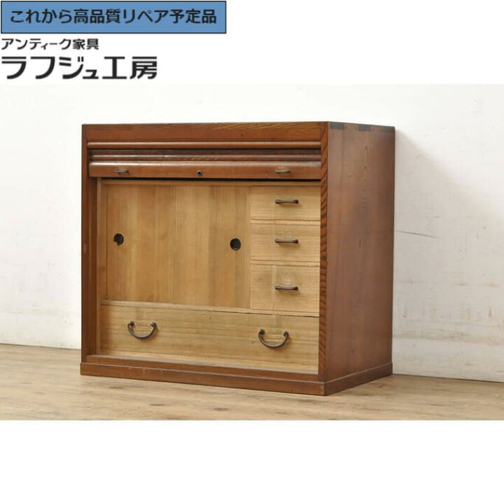 楽天市場】☆事前問合せ必須☆ 和製アンティーク シャッター収納棚 