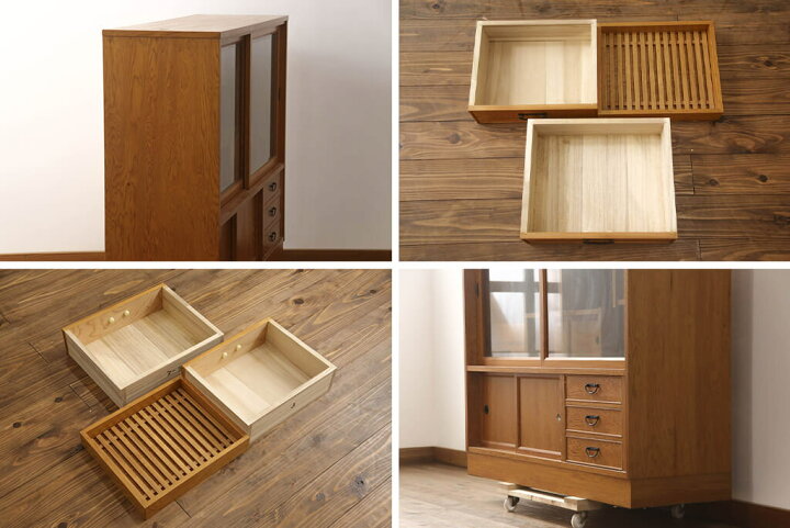 楽天市場】【中古】 美品 ☆事前問合せ必須☆ 茶箪笥 屋久杉 茶棚 戸棚  