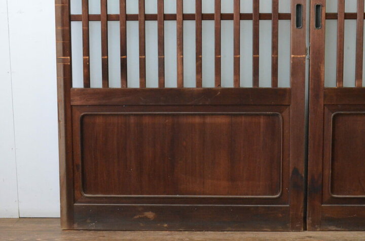 楽天市場】▽現状販売▽ 和製アンティーク 背の高い玄関引き戸 2枚 