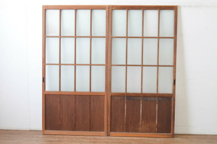 楽天市場】▽現状販売▽ 和製アンティーク 昭和初期 アンティーク建具 