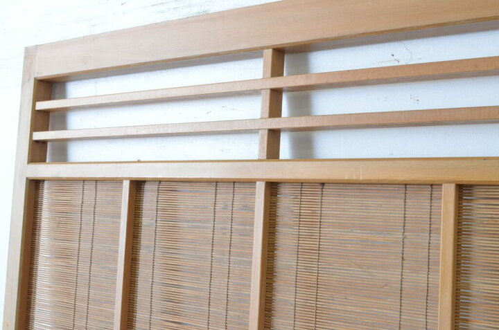 楽天市場】▽現状販売▽ レトロ建具 夏戸 2枚セット 簾戸 御簾戸 簀戸 