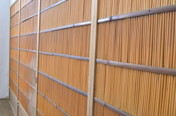 楽天市場】▽現状販売▽ アンティーク建具 夏戸 4枚セット 引き戸 簾戸 