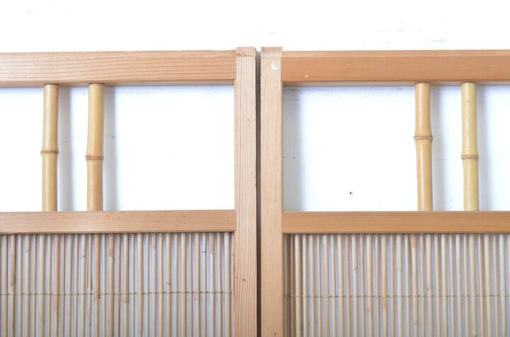 楽天市場】▽現状販売▽ アンティーク建具 夏戸 4枚セット 簾戸 御簾戸 