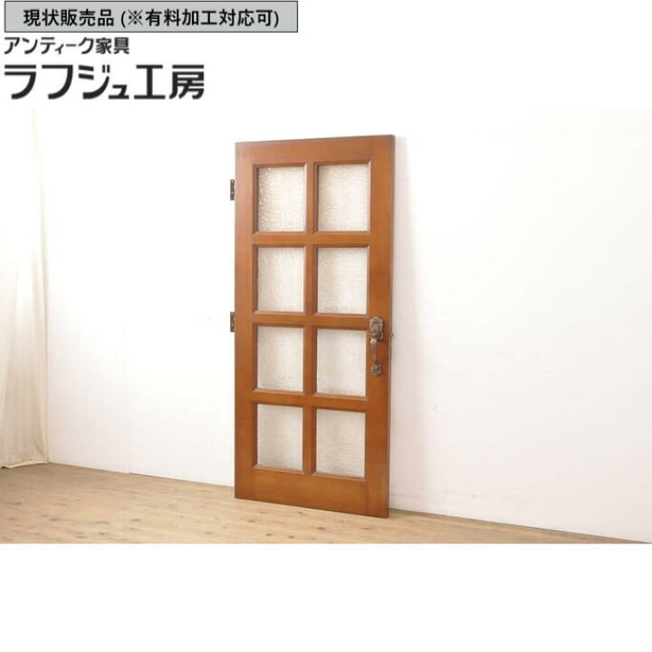 楽天市場】▽現状販売▽ 和製ビンテージ ドア1枚 昭和レトロ 扉 建具 