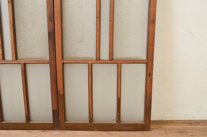 楽天市場】▽現状販売▽ アンティーク建具 古い洋館のガラス窓2枚 