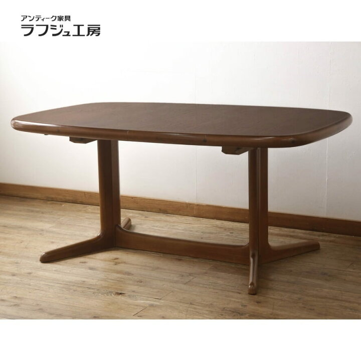 楽天市場】デンマークビンテージ オーバルダイニングテーブル GUDME 