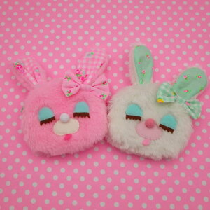 Dreamy Bunny Pouch �h���[�~�[�o�j�[�|�[�` 2��܂Ƃߔ����Z�b�g �~�j�`���A ������ �ʂ������ �`���[�� �������� �h�[�� �J���t�� ���킢�� ��| ���g�� ���� �n���h���C�h �^�� ���{�� �R�b
