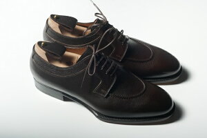 STEFANO BERMER�y�X�e�t�@�m�x�[�����zMODEL 5400 FORMA C Semi-brogue Cap toe Shoes/COL DARK BROWN/�ăz�[�E�B����Russian Calf Replica �i�����U�[�j�_�[�N�u���E���̃V�[�����X�z�[���J�b�gHANDMADE�L���b�v�g�H�[�i